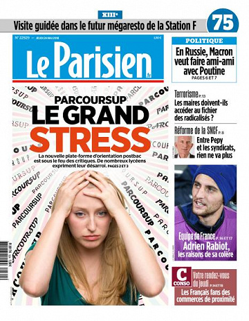 Le Parisien du Jeudi 24 Mai 2018