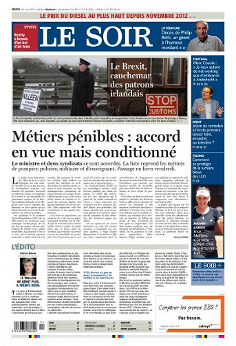 Le Soir du Jeudi 24 Mai 2018