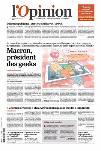 L’Opinion du Jeudi 24 Mai 2018