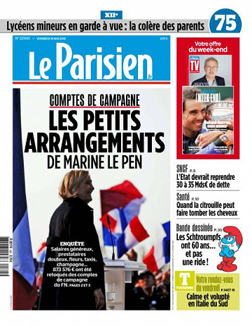 Le Parisien du Vendredi 25 Mai 2018