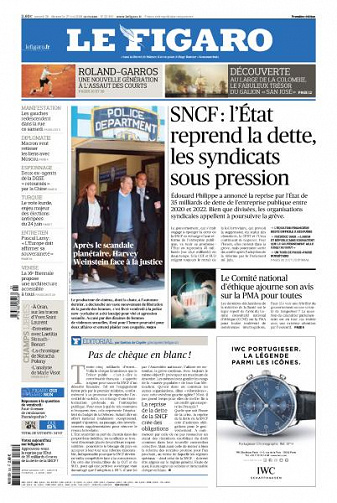Le Figaro du Samedi 26 et Dimanche 27 Mai 2018