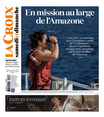 La Croix du Samedi 26 et Dimanche 27 Mai 2018