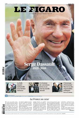 Le Figaro du Mardi 29 Mai 2018