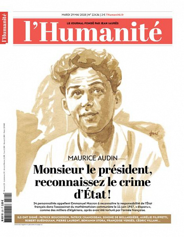 L’Humanite du Mardi 29 Mai 2018