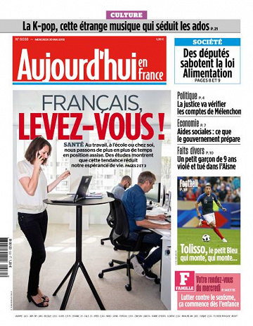 Aujourd’hui en France du Mercredi 30 Mai 2018