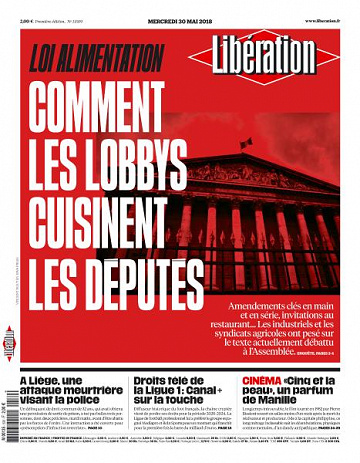 Libération du Mercredi 30 Mai 2018