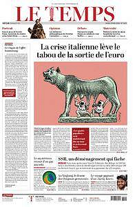 Le Temps - Mardi 29 Mai 2018