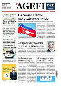 L’Agefi - Vendredi 1er Juin 2018