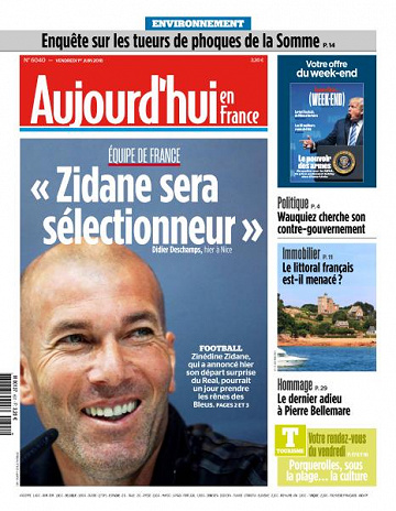 Aujourd’hui en France du Vendredi 1er Juin 2018