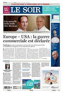 Le Soir - Vendredi 1er Juin 2018