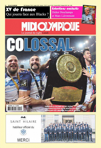 Midi Olympique Rouge - 4 Juin 2018
