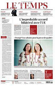 Le Temps - Lundi 4 Juin 2018