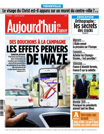 Aujourd’hui en France du Mardi 5 Juin 2018