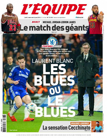 L’equipe du Mercredi 6 Juin 2018