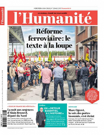 L’Humanite du Mercredi 6 Juin 2018