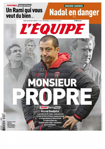 L’equipe du Jeudi 7 Juin 2018