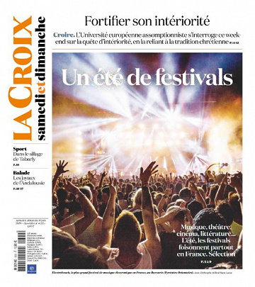 La Croix du Samedi 9 et Dimanche 10 Juin 2018