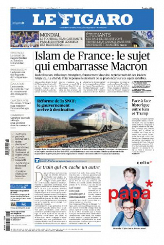 Le Figaro du Mardi 12 Juin 2018