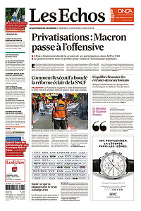 Les Echos du Mercredi 13 Juin 2018