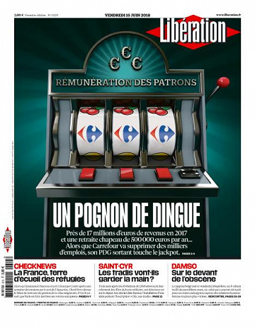 Libération du Vendredi 15 Juin 2018