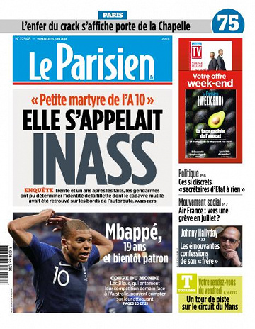 Le Parisien du Vendredi 15 Juin 2018