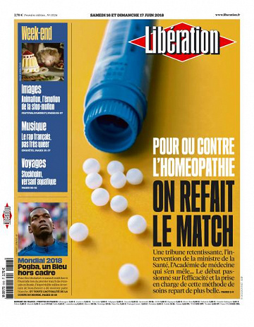 Libération du Samedi 16 et Dimanche 17 Juin 2018