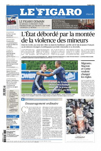 Le Figaro du Samedi 16 et Dimanche 17 Juin 2018