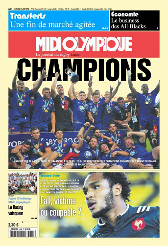 Midi Olympique Rouge - 18 Juin 2018