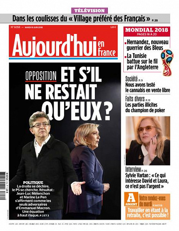 Aujourd’hui en France du Mardi 19 Juin 2018