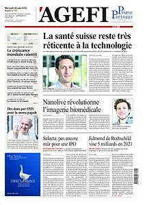 L’Agefi - Mercredi 20 Juin 2018