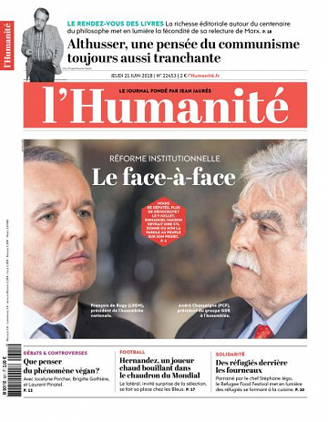 L’Humanite du Jeudi 21 Juin 2018