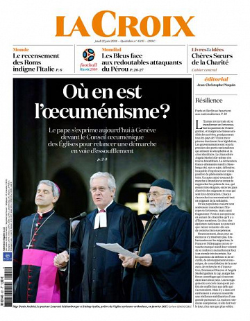 La Croix du Jeudi 21 Juin 2018