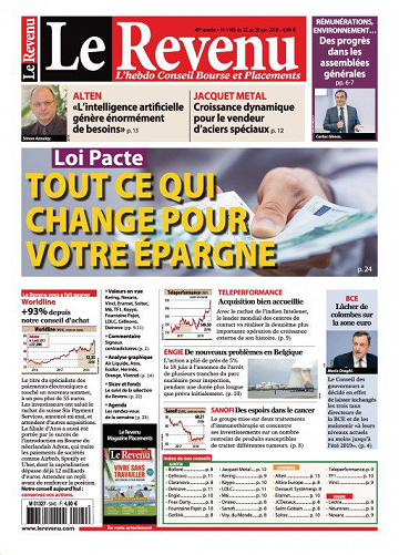 Le Revenu - 22 Juin 2018