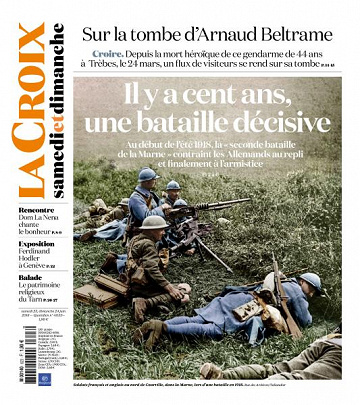La Croix du Samedi 23 et Dimanche 24 Juin 2018