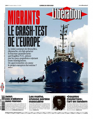 Libération du Lundi 25 Juin 2018