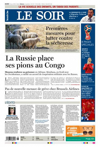 Le Soir du Mardi 26 Juin 2018