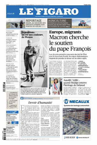 Le Figaro du Mardi 26 Juin 2018