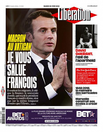 Libération du Mardi 26 Juin 2018