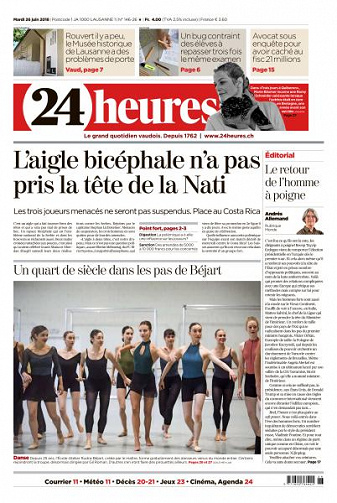 24 Heures du Mardi 26 Juin 2018