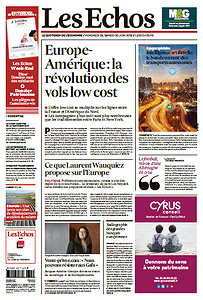 Les Echos du Vendredi 29 et Samedi 30 Juin 2018