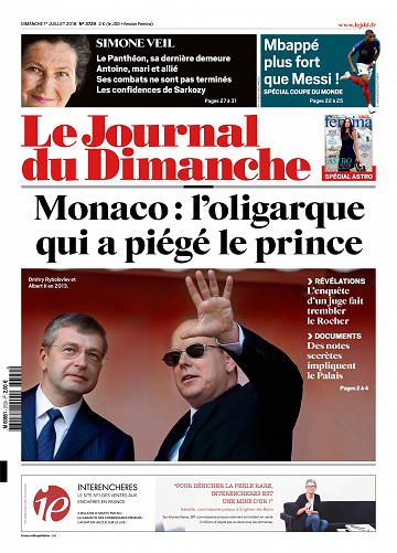 Le Journal du Dimanche - 1er Juillet 2018