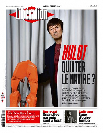 Libération du Mardi 3 Juillet 2018