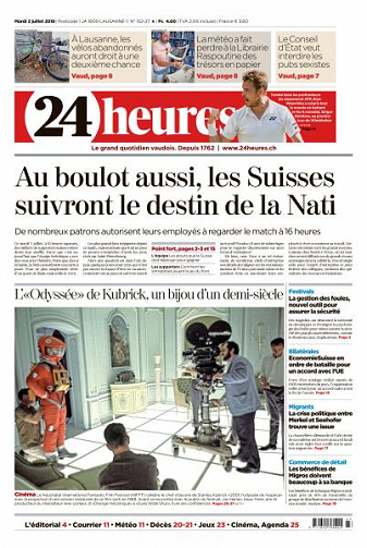 24 Heures du Mardi 3 Juillet 2018