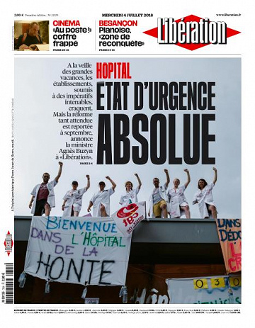 Libération du Mercredi 4 Juillet 2018
