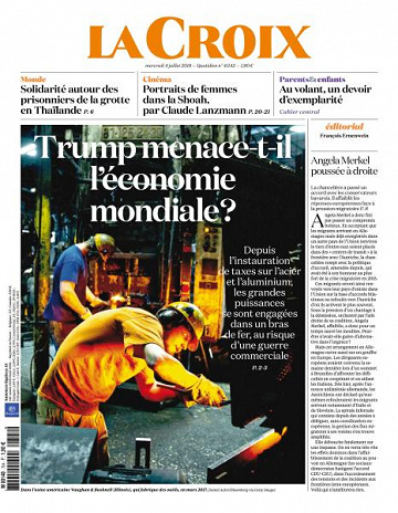 La Croix du Mercredi 4 Juillet 2018