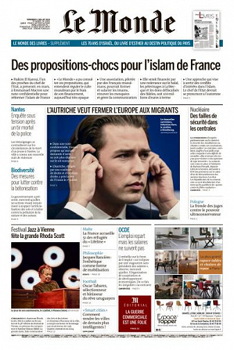 Le Monde du Vendredi 6 Juillet 2018