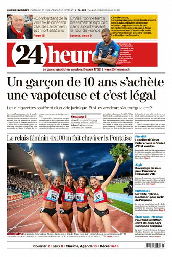 24 Heures du Vendredi 6 Juillet 2018