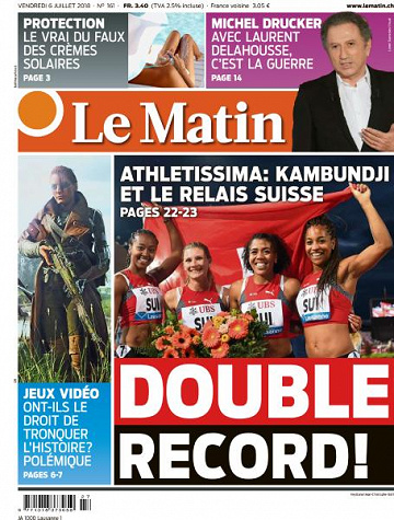 Le Matin du Vendredi 6 Juillet 2018