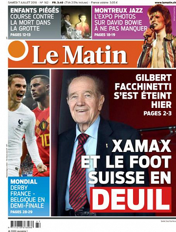Le Matin du Samedi 7 Juillet 2018