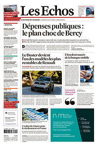 Les Echos du Lundi 9 Juillet 2018